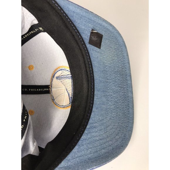 Golden State Warriors Mitchell & Ness Blue Snapback Hat - Picture 8 of 12